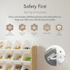 image:imageHumble Crew Toy Storage Organizer with 16 Removable Storage Bins for Kids Playroom 4Tier Toddler Toy Organization and Storage WhiteWhiteNatural WoodWhite