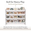 image:imageHumble Crew Toy Storage Organizer with 16 Removable Storage Bins for Kids Playroom 4Tier Toddler Toy Organization and Storage WhiteWhiteWhiteWhite