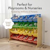 image:imageHumble Crew Toy Storage Organizer with 20 Removable Storage Bins for Kids Playroom 4Tier Toddler Toy Organization WhiteWhitePrimaryNatural