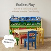 image:imageHumble Crew Toy Storage Organizer with 20 Removable Storage Bins for Kids Playroom 4Tier Toddler Toy Organization WhiteWhitePrimaryNatural