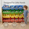 image:imageHumble Crew Toy Storage Organizer with 20 Removable Storage Bins for Kids Playroom 4Tier Toddler Toy Organization WhiteWhitePrimaryNatural