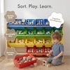 image:imageHumble Crew Toy Storage Organizer with 20 Removable Storage Bins for Kids Playroom 4Tier Toddler Toy Organization WhiteWhitePrimaryNatural