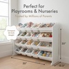 image:imageHumble Crew Toy Storage Organizer with 20 Removable Storage Bins for Kids Playroom 4Tier Toddler Toy Organization WhiteWhiteWhiteWhite