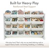 image:imageHumble Crew Toy Storage Organizer with 20 Removable Storage Bins for Kids Playroom 4Tier Toddler Toy Organization WhiteWhiteWhiteWhite