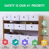 image:imageHumble Crew Toy Storage Organizer with 9 Removable Fabric Storage Bins for Kids Playroom 3Tier Toddler Toy Organization GreyWhiteGreyMulti Grey