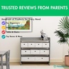 image:imageHumble Crew Toy Storage Organizer with 9 Removable Fabric Storage Bins for Kids Playroom 3Tier Toddler Toy Organization GreyWhiteGreyWhite