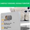 image:imageHumble Crew Toy Storage Organizer with 9 Removable Fabric Storage Bins for Kids Playroom 3Tier Toddler Toy Organization GreyWhiteGreyWhite