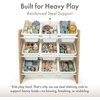 image:imageHumble Crew Toy Storage Organizer with 9 Removable Storage Bins for Kids Playroom 3Tier Toddler Toy Organization and Storage WhiteWhiteNatural WoodWhite