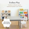 image:imageHumble Crew Toy Storage Organizer with 9 Removable Storage Bins for Kids Playroom 3Tier Toddler Toy Organization and Storage WhiteWhiteWhite
