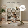 image:imageHumble Crew Toy Storage Organizer with 9 Removable Storage Bins for Kids Playroom 3Tier Toddler Toy Organization and Storage WhiteWhiteWhite