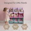 image:imageHumble Crew Toy Storage Organizer with 9 Removable Storage Bins for Kids Playroom 3Tier Toddler Toy Organization and Storage WhiteWhiteWhitePinkPurpleAqua