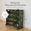 image:imageHumble Crew Toy Storage Organizer with 9 Removable Storage Bins for Kids Playroom 3Tier with Top Shelf Toddler Toy Organization WhiteWhiteArmy Green Camo