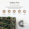 image:imageHumble Crew Toy Storage Organizer with 9 Removable Storage Bins for Kids Playroom 3Tier with Top Shelf Toddler Toy Organization WhiteWhiteArmy Green Camo