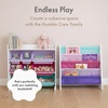 image:imageHumble Crew Toy Storage Organizer with 9 Removable Storage Bins for Kids Playroom 3Tier with Top Shelf Toddler Toy Organization WhiteWhiteWhitePinkPurpleAqua