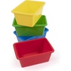 image:imageHumble Crew Small Plastic Storage Bins for Kids Set of 12 Sturdy Toy Organizer Bins for Playroom Nursery Classroom amp Bedroom Storage WhitePrimary