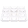 image:imageHumble Crew Small Plastic Storage Bins for Kids Set of 12 Sturdy Toy Organizer Bins for Playroom Nursery Classroom amp Bedroom Storage WhiteWhite