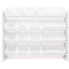 image:imageHumble Crew Toy Storage Organizer with 16 Removable Storage Bins for Kids Playroom 4Tier Toddler Toy Organization and Storage WhiteWhiteWhiteWhite