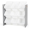 White Bins/Grey Panel