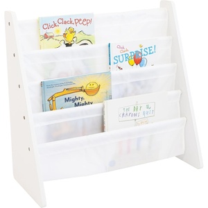 image:imageHumble Crew Kids Bookshelf 4Tier FrontFacing Book Display Organizer Montessori Toddler Bookcase for Playroom Bedroom amp Reading Corner Natural WoodPrimaryWhite