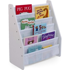 image:imageHumble Crew Kids Bookshelf 6Tier FrontFacing Book Display Organizer Montessori Toddler Bookcase for Playroom Bedroom amp Reading Corner WhiteNatural Wood  Humble CrewWhite