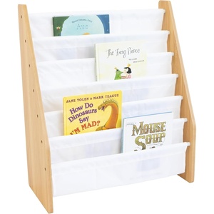 image:imageHumble Crew Kids Bookshelf 6Tier FrontFacing Book Display Organizer Montessori Toddler Bookcase for Playroom Bedroom amp Reading Corner WhiteNatural Wood  Humble CrewWhiteNatural