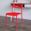 image:imageHumble Crew Desk Chair no Wheels White 16W x 19D x 30H 200 lbs Max  Lightweight Plastic Chair for Small Spaces  Premium Stackable Minimalist Chair for Office Dorm Bedroom Dining and MoreRed