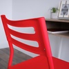 image:imageHumble Crew Desk Chair no Wheels White 16W x 19D x 30H 200 lbs Max  Lightweight Plastic Chair for Small Spaces  Premium Stackable Minimalist Chair for Office Dorm Bedroom Dining and MoreRed
