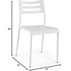 image:imageHumble Crew Desk Chair no Wheels White 16W x 19D x 30H 200 lbs Max  Lightweight Plastic Chair for Small Spaces  Premium Stackable Minimalist Chair for Office Dorm Bedroom Dining and MoreWhite