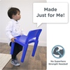 image:imageHumble Crew Kids Activity Table and 2 Chairs Set PinkPurpleWhite  2in1 Toddler Play Table Building Blocks Compatible  Premium Childrens Table and Chair Set for Arts Crafts Reading and MoreWhiteBlueRed