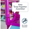 image:imageHumble Crew Kids Activity Table and 2 Chairs Set PinkPurpleWhite  2in1 Toddler Play Table Building Blocks Compatible  Premium Childrens Table and Chair Set for Arts Crafts Reading and MorePinkPurpleWhite