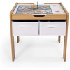 image:imageHumble Crew Kids Activity Table with Storage Bins 2in1 Building Block Compatible Play Table for Toddlers amp Kids Double Sided Wooden Construction WhiteNatural