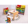 image:imageHumble Crew Kids Activity Table with Storage Bins 2in1 Building Block Compatible Play Table for Toddlers amp Kids Double Sided Wooden Construction WhiteNatural