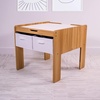 image:imageHumble Crew Kids Activity Table with Storage Bins 2in1 Building Block Compatible Play Table for Toddlers amp Kids Double Sided Wooden Construction WhiteNatural