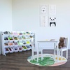 image:imageHumble Crew Mega Toy Organizer with 28 Storage Bins  ExtraLarge Kids Storage Rack with White Wood Frame 4Tier Organizer for Playrooms Bedrooms amp Classrooms