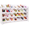 image:imageHumble Crew Mega Toy Organizer with 28 Storage Bins  ExtraLarge Kids Storage Rack with White Wood Frame 4Tier Organizer for Playrooms Bedrooms amp Classrooms