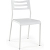 image:imageHumble Crew Desk Chair no Wheels White 16W x 19D x 30H 200 lbs Max  Lightweight Plastic Chair for Small Spaces  Premium Stackable Minimalist Chair for Office Dorm Bedroom Dining and MoreWhite