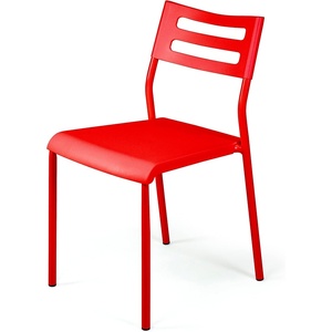 image:imageHumble Crew Desk Chair no Wheels White 16W x 19D x 30H 200 lbs Max  Lightweight Plastic Chair for Small Spaces  Premium Stackable Minimalist Chair for Office Dorm Bedroom Dining and MoreRed
