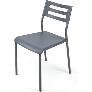 image:imageHumble Crew Desk Chair no Wheels White 16W x 19D x 30H 200 lbs Max  Lightweight Plastic Chair for Small Spaces  Premium Stackable Minimalist Chair for Office Dorm Bedroom Dining and MoreGrey