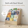 image:imageHumble Crew Kids Bookshelf 5Tier Front Facing Bookcase Solid Wood Montessori Toddler Bookcase for Playroom Bedroom amp Reading Corner 24 WideBook Rack