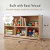 image:imageHumble Crew Kids Bookshelf 5Tier Front Facing Bookcase Solid Wood Montessori Toddler Bookcase for Playroom Bedroom amp Reading Corner 24 WideBookshelf