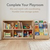 image:imageHumble Crew Kids Bookshelf 5Tier Front Facing Bookcase Solid Wood Montessori Toddler Bookcase for Playroom Bedroom amp Reading Corner 24 WideBookshelf