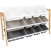 image:imageHumble Crew Kids Toy Storage Organizer with Bins Laundry Hamper amp Cleaning Set Playroom Organization System with Whiteboard amp AccessoriesGreyWhite