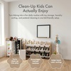 image:imageHumble Crew Kids Toy Storage Organizer with Bins Laundry Hamper amp Cleaning Set Playroom Organization System with Whiteboard amp AccessoriesGreyWhite