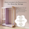 image:imageHumble Crew Kids Toy Storage Organizer with Bins Laundry Hamper amp Cleaning Set Playroom Organization System with Whiteboard amp AccessoriesPurple