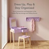 image:imageHumble Crew Kids Toy Storage Organizer with Bins Laundry Hamper amp Cleaning Set Playroom Organization System with Whiteboard amp AccessoriesPurplePink