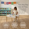 image:imageHumble Crew Kids Toy Storage Organizer with Bins Laundry Hamper amp Cleaning Set Playroom Organization System with Whiteboard amp AccessoriesWhiteBlue