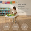 image:imageHumble Crew Kids Toy Storage Organizer with Bins Laundry Hamper amp Cleaning Set Playroom Organization System with Whiteboard amp AccessoriesWhiteBlue