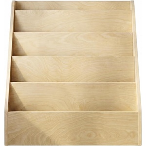 image:imageHumble Crew Kids Bookshelf 5Tier Front Facing Bookcase Solid Wood Montessori Toddler Bookcase for Playroom Bedroom amp Reading Corner 24 WideBook Rack
