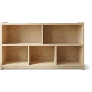 image:imageHumble Crew Kids Bookshelf 5Tier Front Facing Bookcase Solid Wood Montessori Toddler Bookcase for Playroom Bedroom amp Reading Corner 24 WideBookshelf