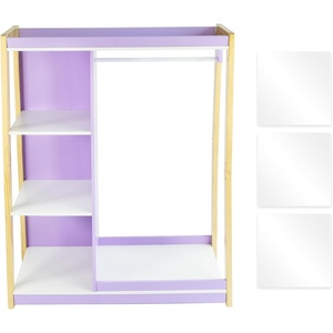 image:imageHumble Crew Kids Toy Storage Organizer with Bins Laundry Hamper amp Cleaning Set Playroom Organization System with Whiteboard amp AccessoriesPurple